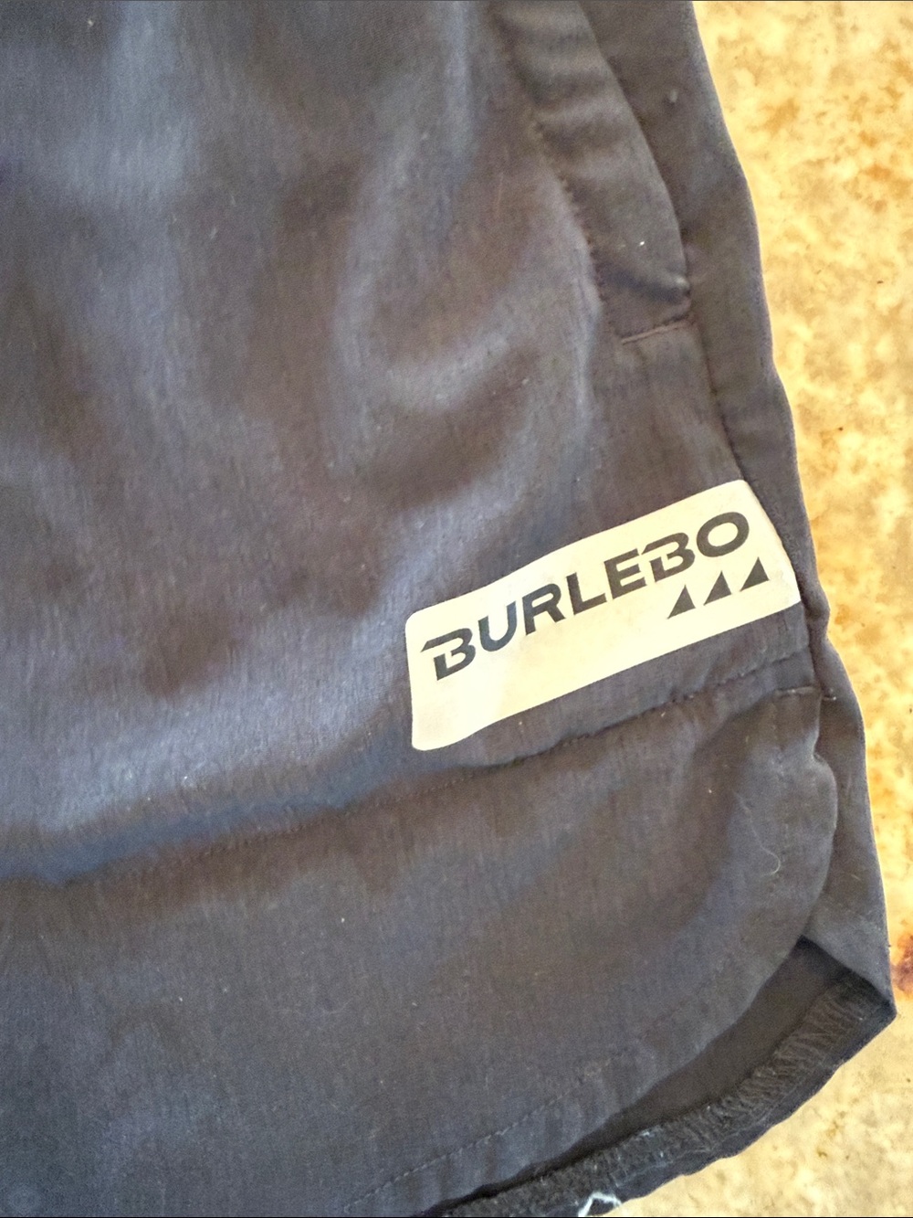 BURLEBO Men's black Drawstring Performance Hybrid Shorts size Small - Picture 2 of 6